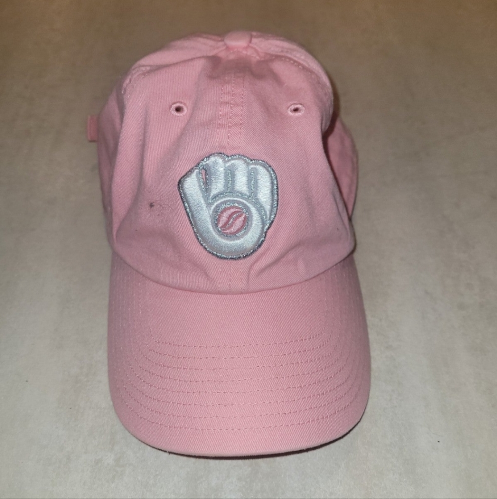 Pink Brewers Hat